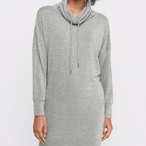 NWT Express Cozy Cowl Neck Sweatshirt Dress